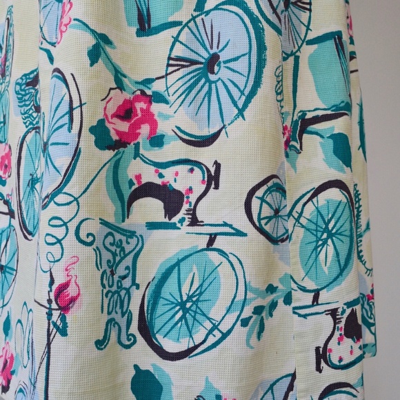 Vintage 1940s Bicycle Day Skirt - Picture 5 of 8